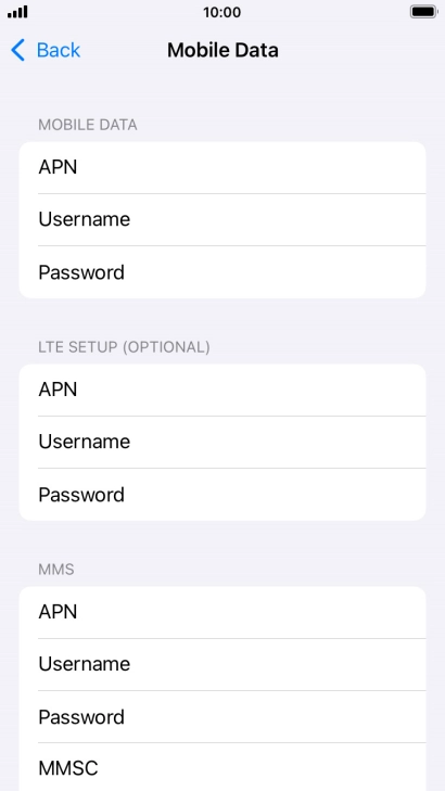 Press APN and key in wap.vodafone.co.uk.