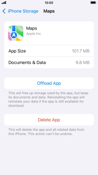 Press Offload App.