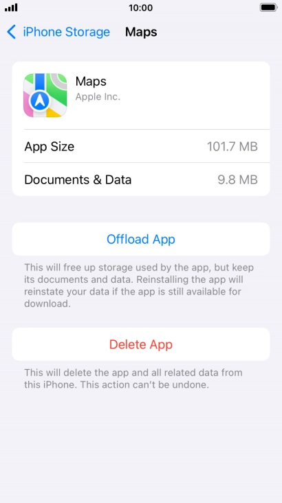 Press Offload App.