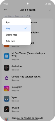 Pulsa el ajuste deseado.