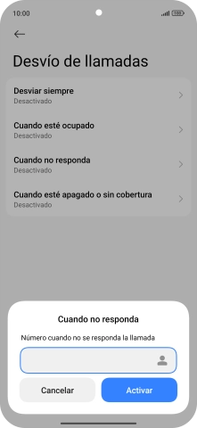 Introduce +34600132000 y pulsa Activar.