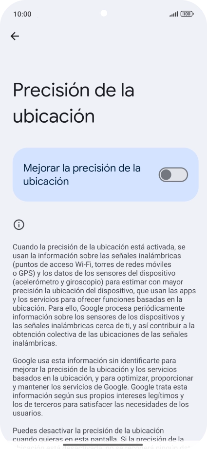 Si pulsas el indicador junto a 