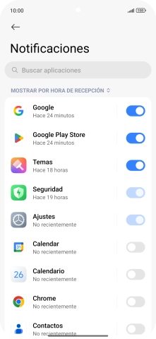 Pulsa la app deseada.