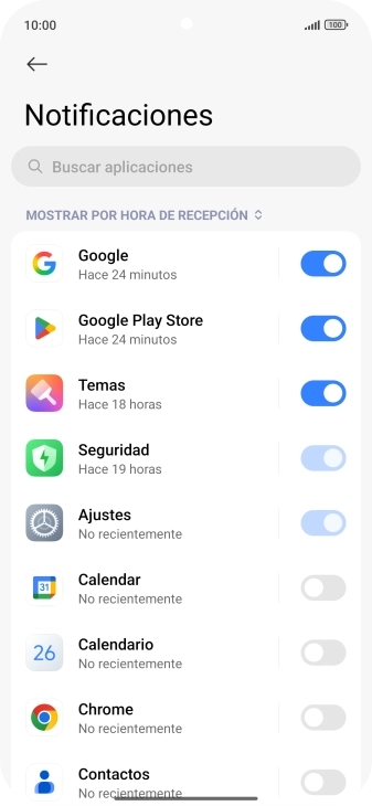 Pulsa la app deseada.