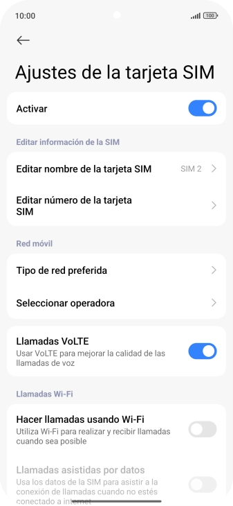 Pulsa el indicador junto a 