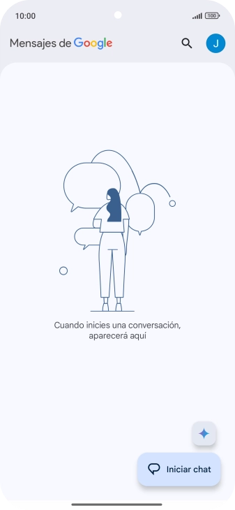 Pulsa el icono de perfil.