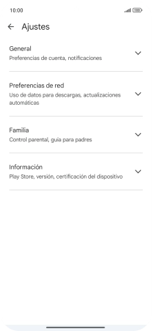 Pulsa Preferencias de red.
