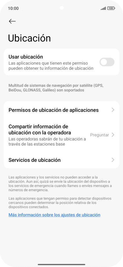 Pulsa el indicador junto a 