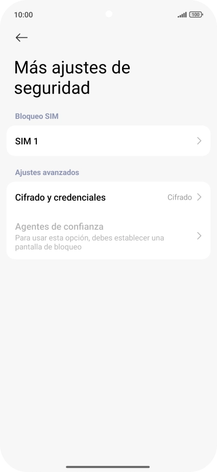 Pulsa el nombre de la tarjeta SIM.