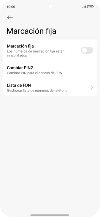 Pulsa el indicador junto a 