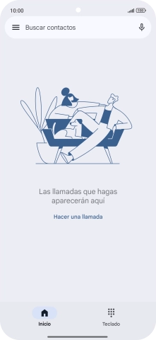 Pulsa el icono de menú.