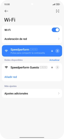 Desliza el dedo hacia arriba desde la parte inferior de la pantalla para terminar y volver a la pantalla de inicio.