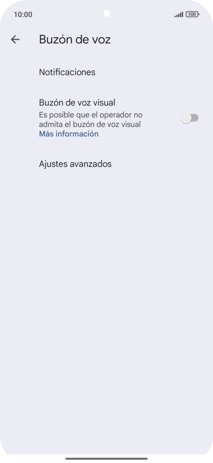 Pulsa Ajustes avanzados.