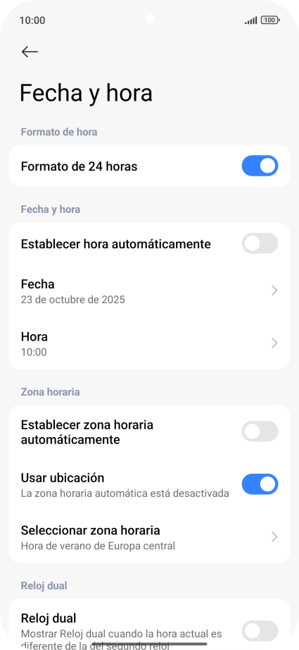 Pulsa el indicador junto a 
