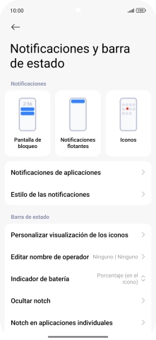 Pulsa Notificaciones de aplicaciones.