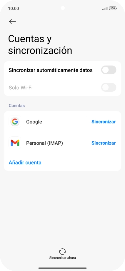 Pulsa el indicador junto a 