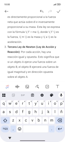 Pulsa el icono de AI.