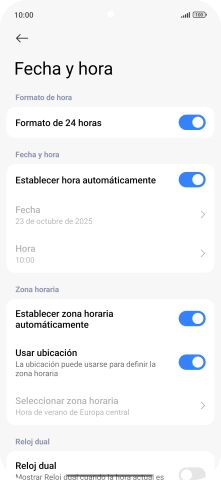 Desliza el dedo hacia arriba desde la parte inferior de la pantalla para terminar y volver a la pantalla de inicio.