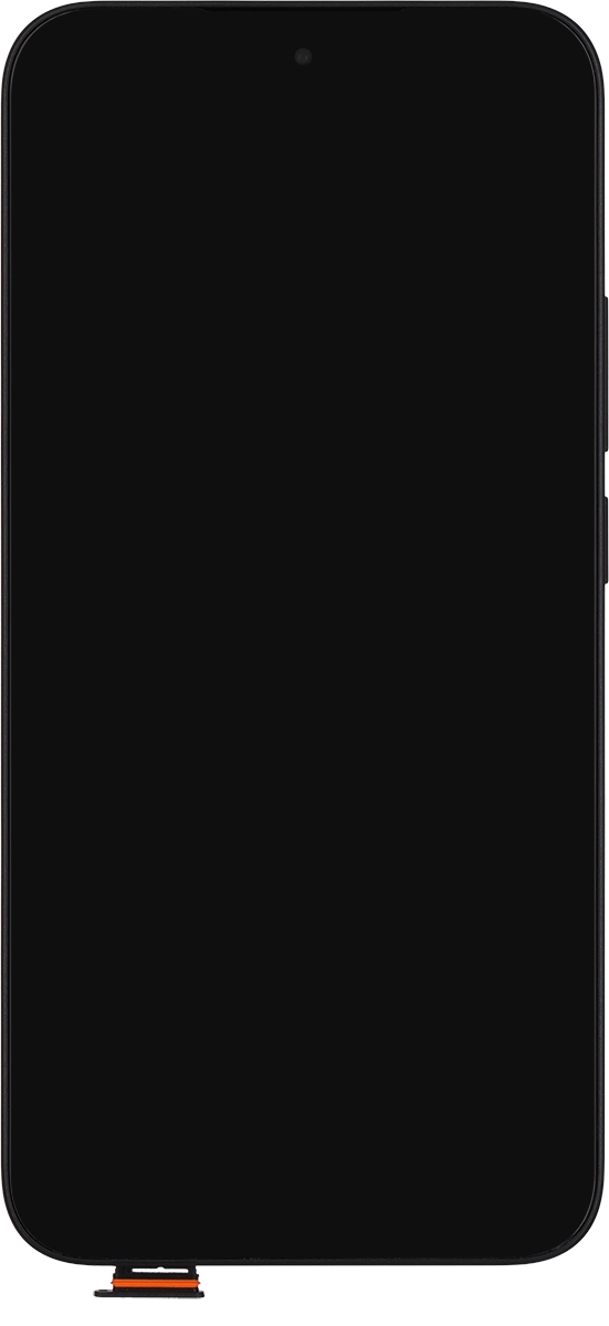 Retira el contenedor de la tarjeta SIM del teléfono.