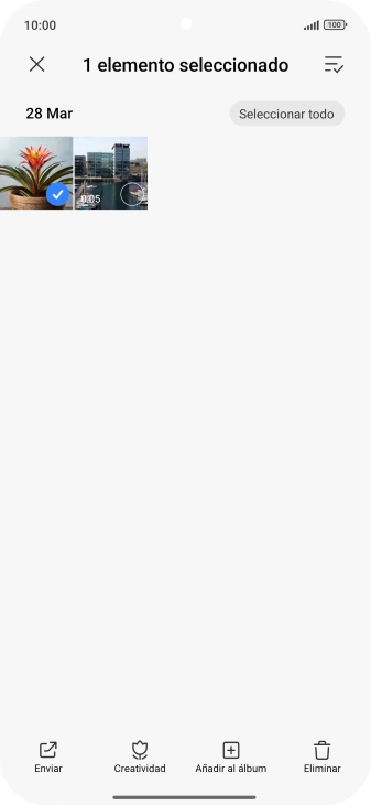 Pulsa el icono de seleccionar todo.