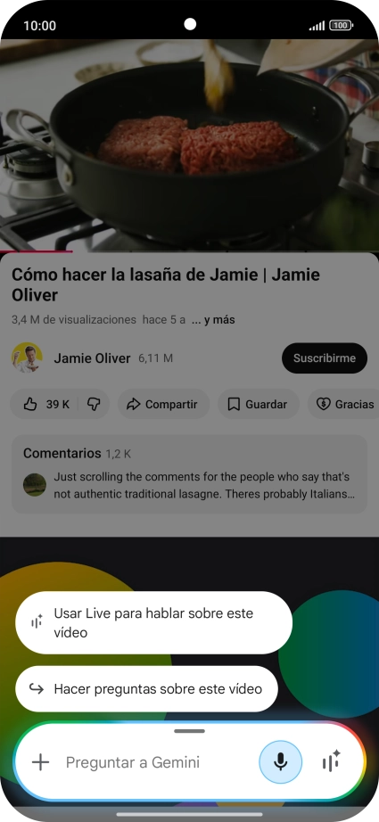 Pulsa Hacer preguntas sobre este vídeo.