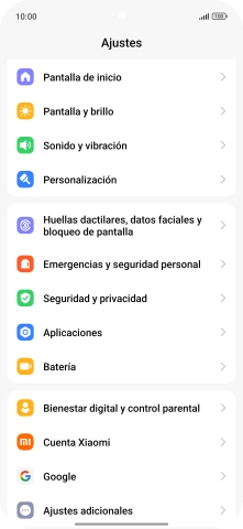 Pulsa Sonido y vibración.