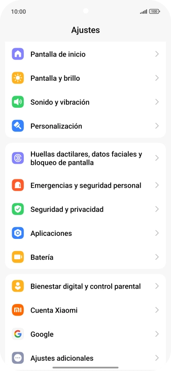Pulsa Sonido y vibración.