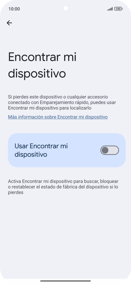 Pulsa el indicador junto a 