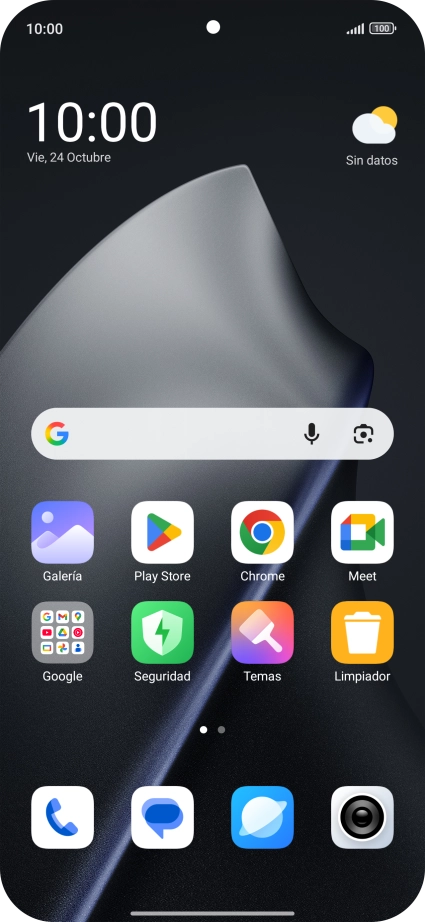 Siempre que el teléfono esté encendido, podrás ver en la pantalla la cantidad de carga que hay en la batería. Cuanto más lleno esté el icono de batería, mayor será la carga existente en la batería.
