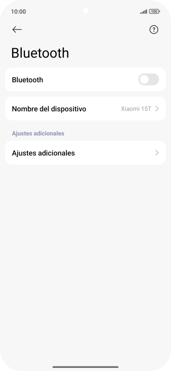 Pulsa el indicador junto a 